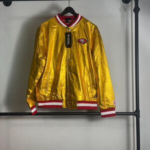 Men's WIld Collective San Francisco 49ers Bomber Jacket size XL or 3XL